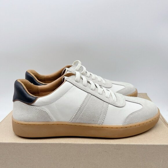 Allen Edmonds LUDLOW Slip-On Stretch Lace Up Sneakers Dove Suede Mens US 8.5 - Picture 6 of 13